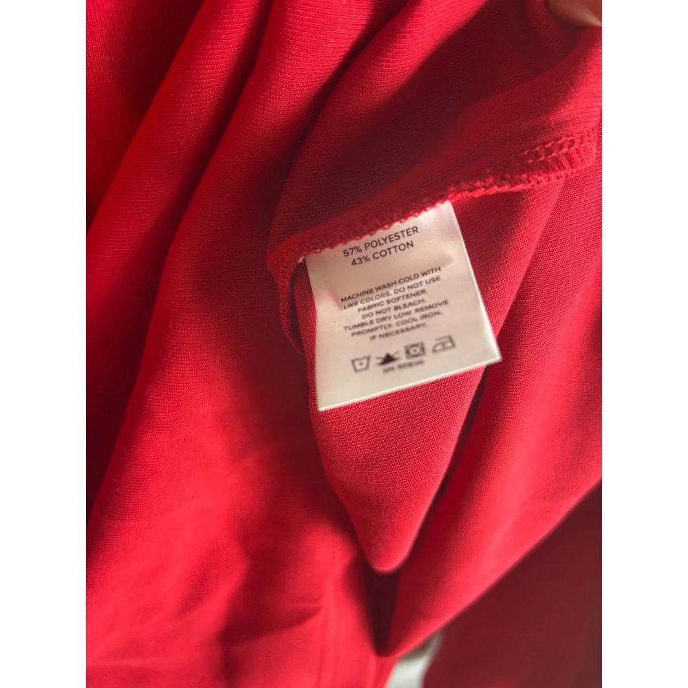 Brooks Brothers Mens Red Freestate Electric Embroidered Quarter Zip Pullover L